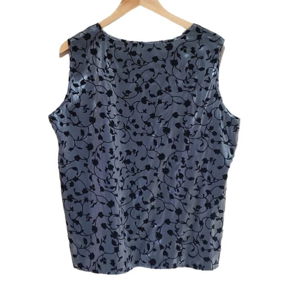 Vintage Velvet Top Burnout Floral - Picture 2 of 4